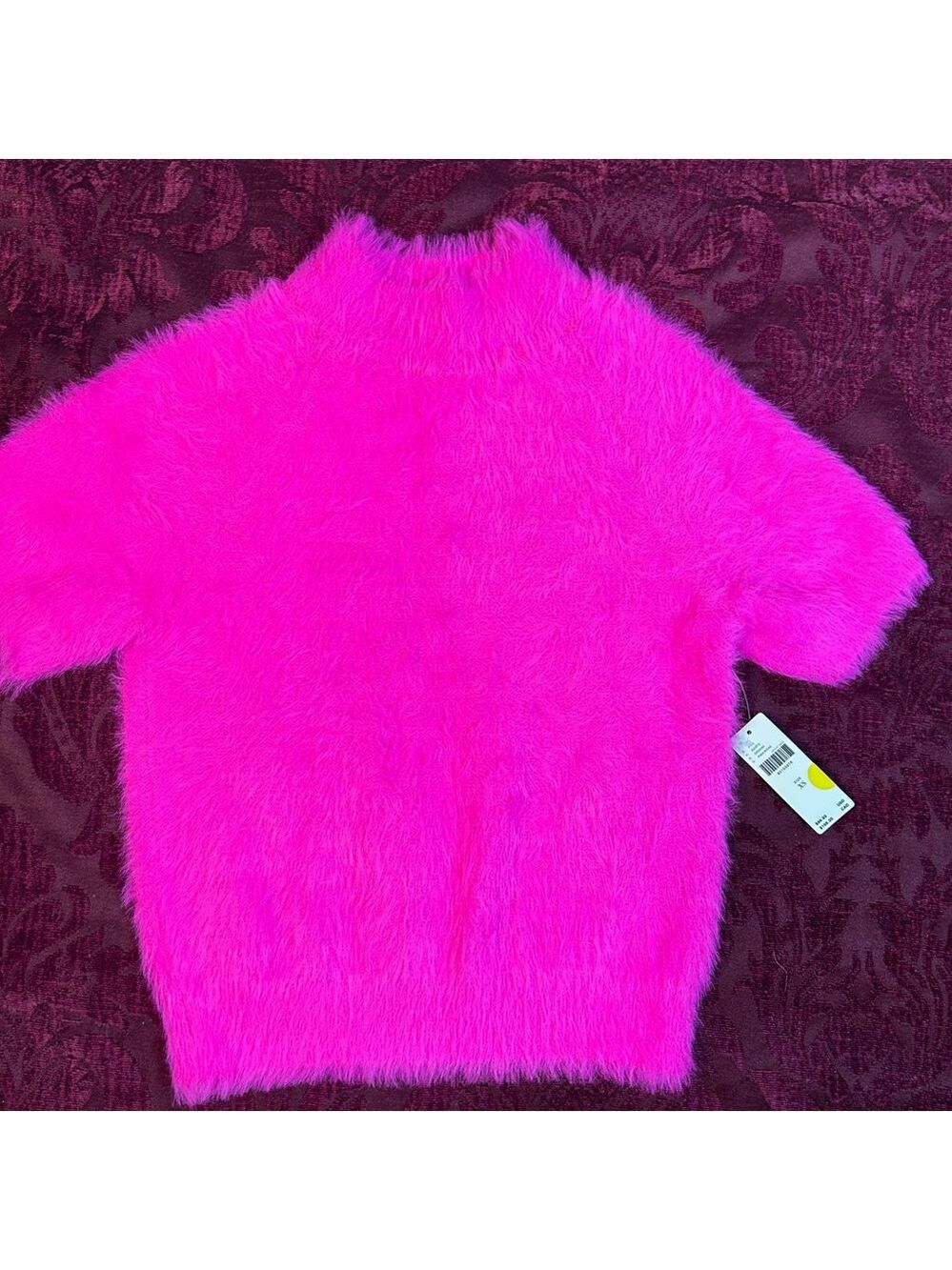NWT Anthropologie Pilcro Pink Fuzzy Sweater